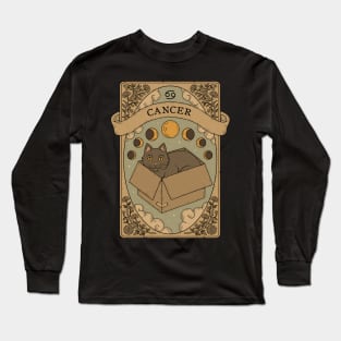 Cancer - Cats Astrology Long Sleeve T-Shirt